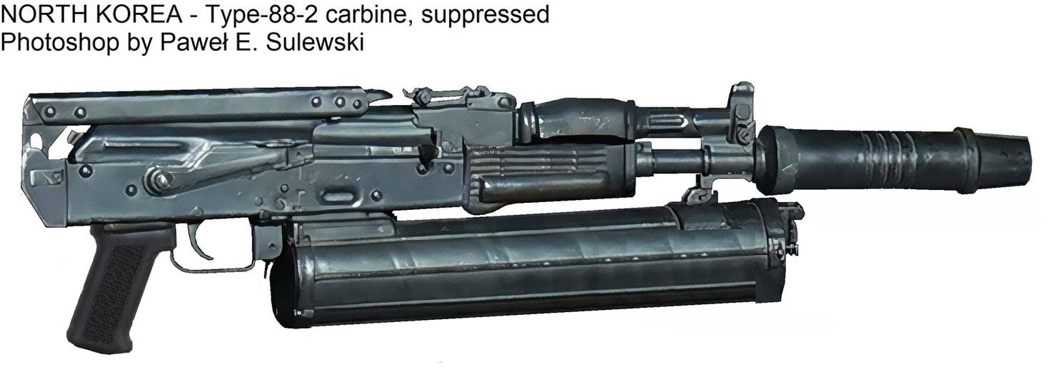 North Korea Type 88 2 Carbine W Suppressor By PaulSulewski On DeviantArt north-korea-type-88-2-carbine-w-suppressor-by-paulsulewski-on-deviantart