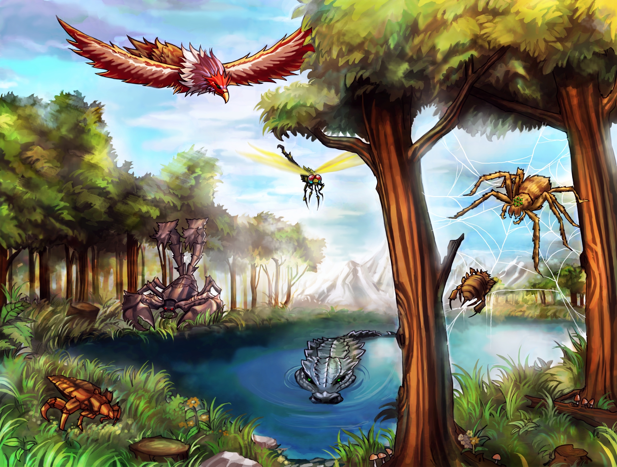 Forest Habitat By Gleamingscythe On Deviantart Forest Habitat By Gleamingscythe On Deviantart