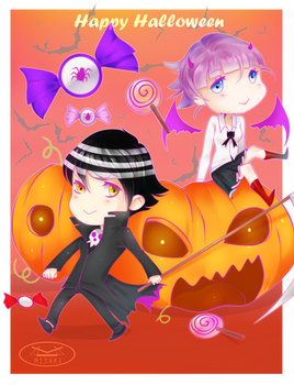 Kid and Crona Halloween