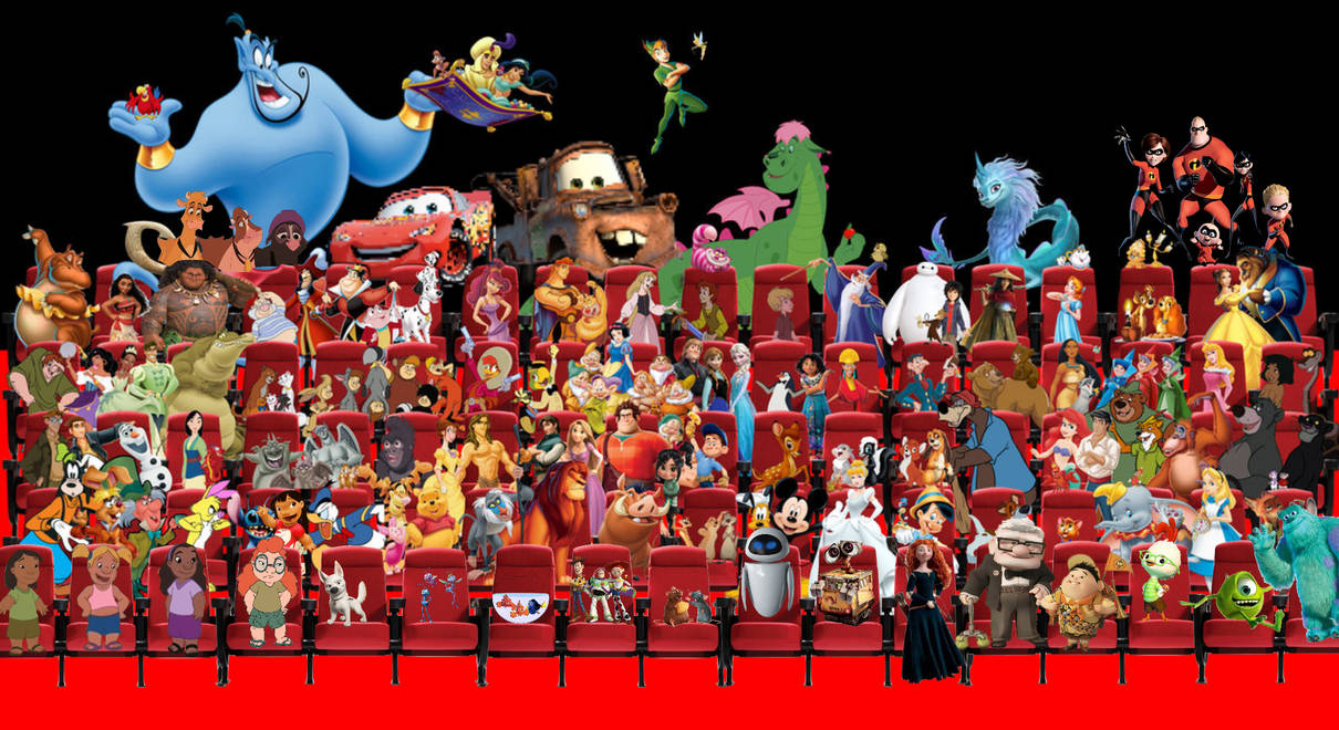 Disney/Pixar Characters Watch The Lion King 11/2 by nathan132004 on ...