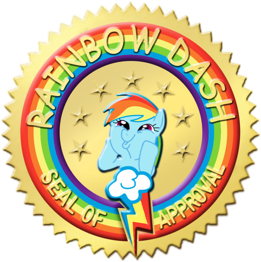 Rainbow Dash Seal of Approval