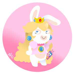 Primcess Peach Rabbid Explore the Best Rabbidpeach Art | DeviantArt