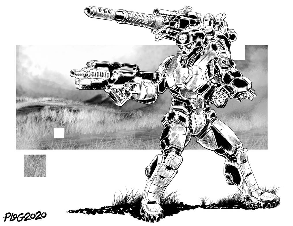 Helghan Army: Man-at-Arms Power Armor (Light) by Adventwolf5 on DeviantArt