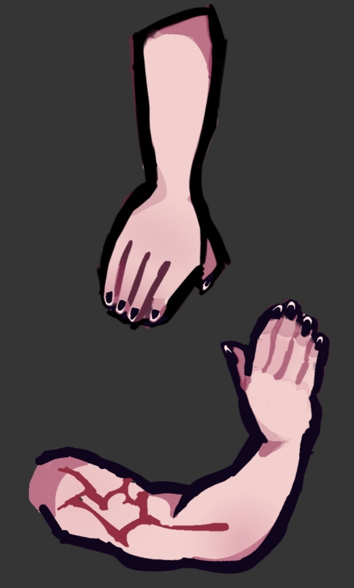 Deviantart Ultra Hand Hand practise by PinkGhostiee on DeviantArt