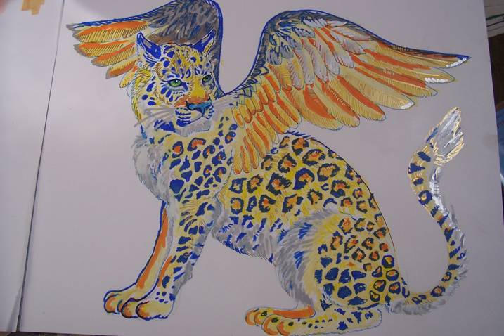 Winged Leopard Vector Winged Leopard by TheodoreHeistman on DeviantArt