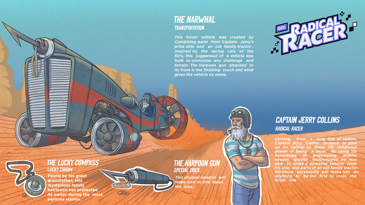 radical racers- The Narwhal by UberlanArt on DeviantArt