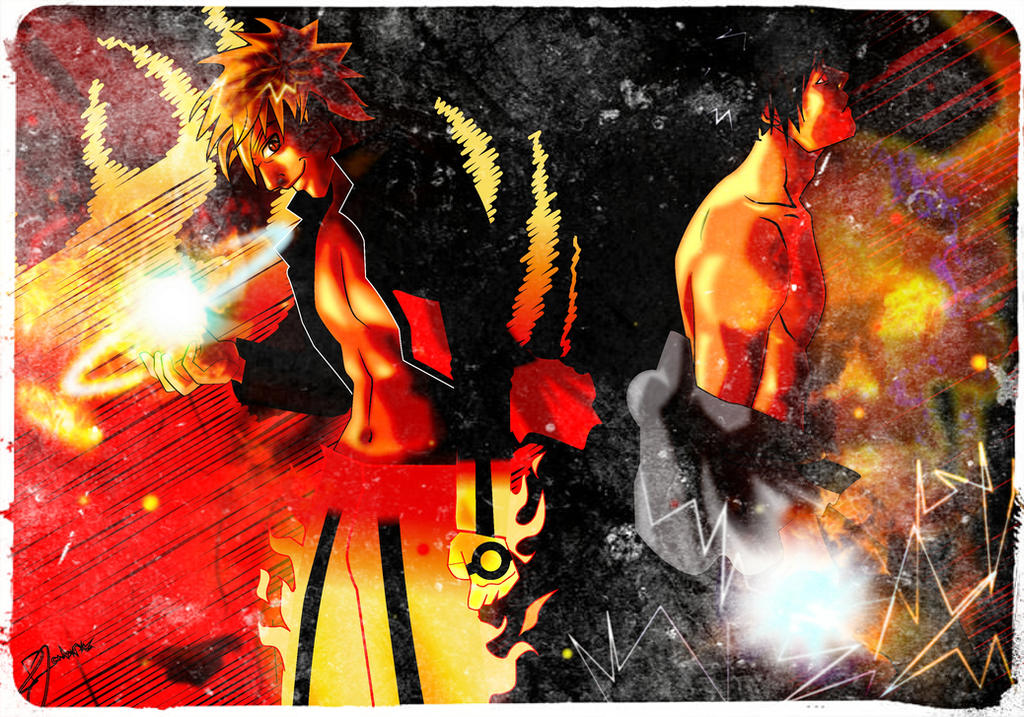 Naruto vs. Sasuke muscular 2