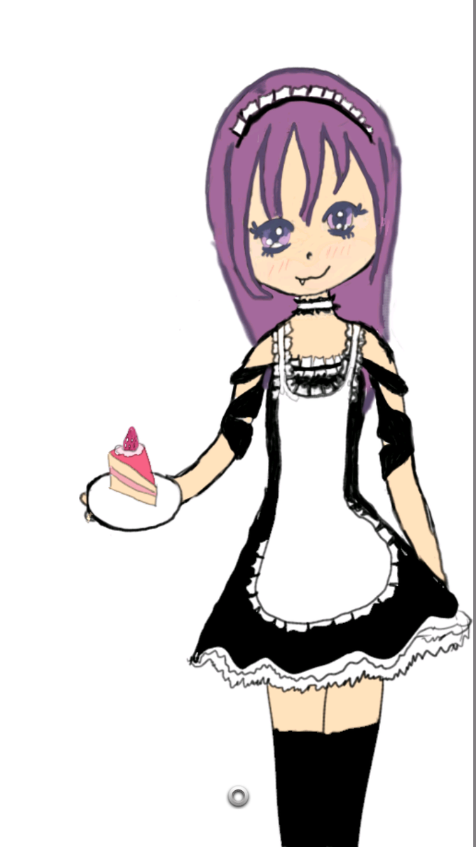 My oc as a maid kawaii by mariam98788 on DeviantArt