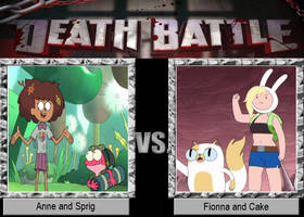 Anne and Sprig vs Fionna and Cake