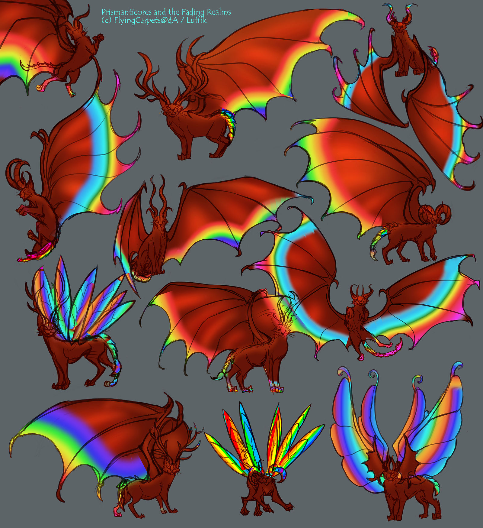 Flyena A Visual Guide to Flyenas by FlyingCarpets on DeviantArt