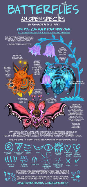OPEN SPECIES: Batterflies