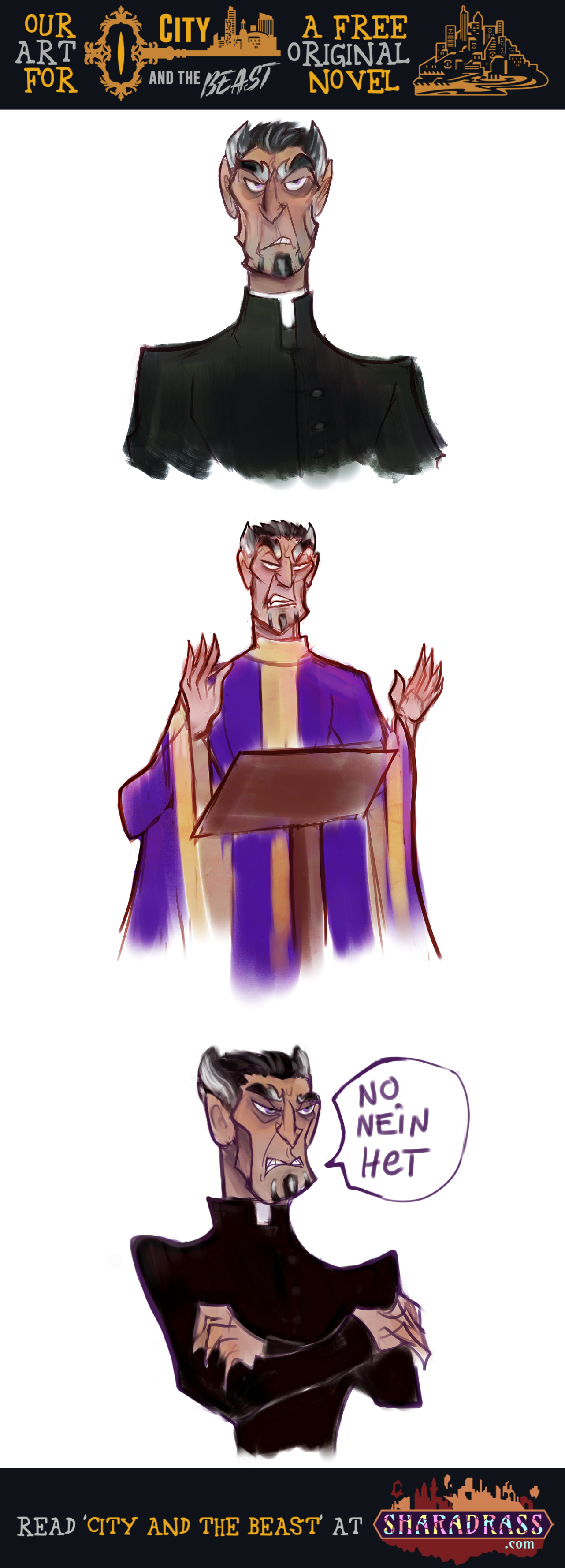 Grumpy Friar Grumpy priest is grumpy by FlyingCarpets on DeviantArt