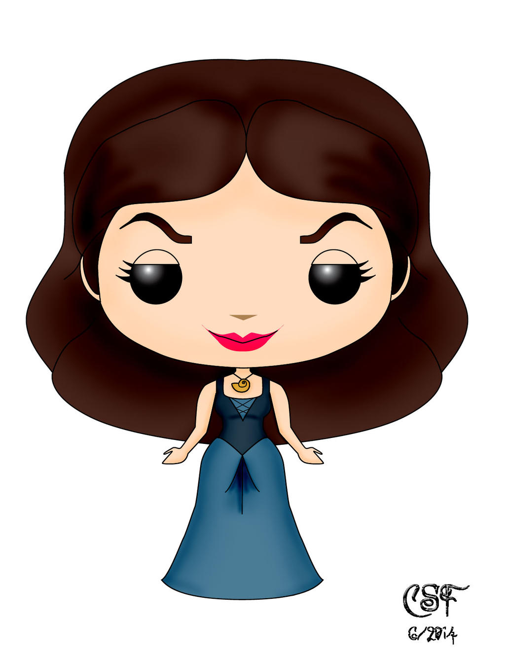 Funko Pop Fan art VanessaUrsula's Human form by CSFDesigns on DeviantArt