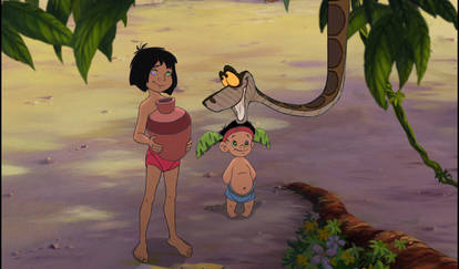 Mowgli, Ranjan and Kaa