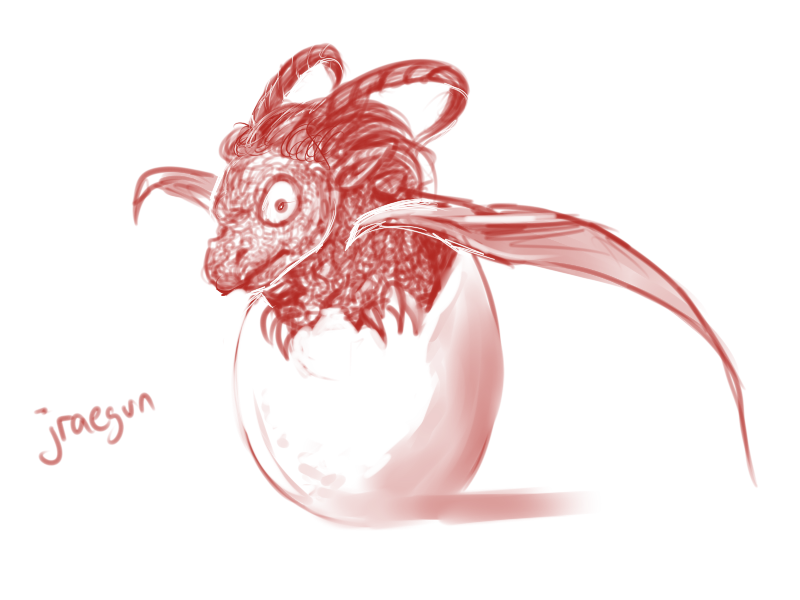 30 Day Monster Challenge - Day 26 - baby jraegun