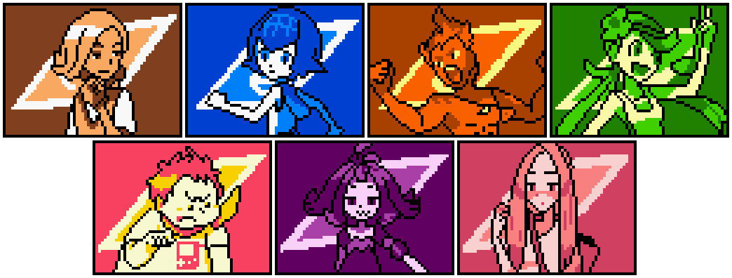 Neo Alola Gym Leaders by xxnightwindxx on DeviantArt