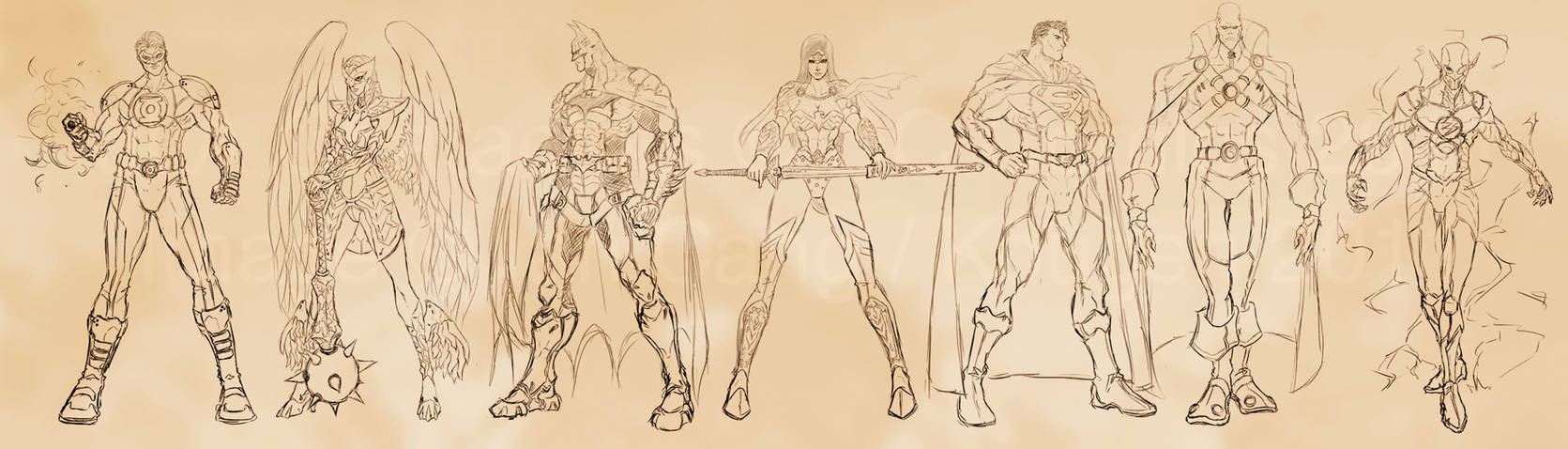 Justice League Big 7 Redesign