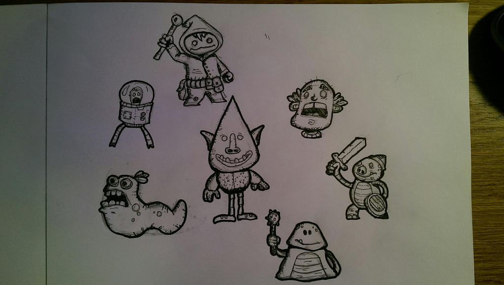 Monster Inks by marcusmattingly on DeviantArt