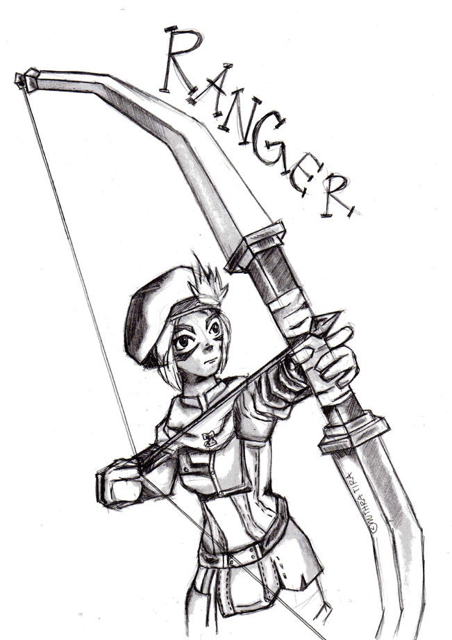 Long Ranger Drawing Ranger by MithraTira on DeviantArt