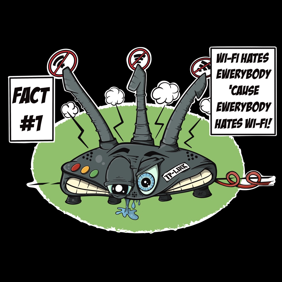 Internet Router Out Anger angry Wi-Fi by AlainMonde on DeviantArt
