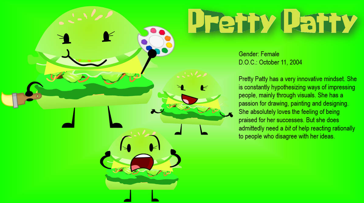 Pretty Patsy Pretty Patty! by TJthedecentPCgamer on DeviantArt