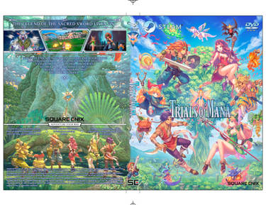 Trials of mana custom dvd cover