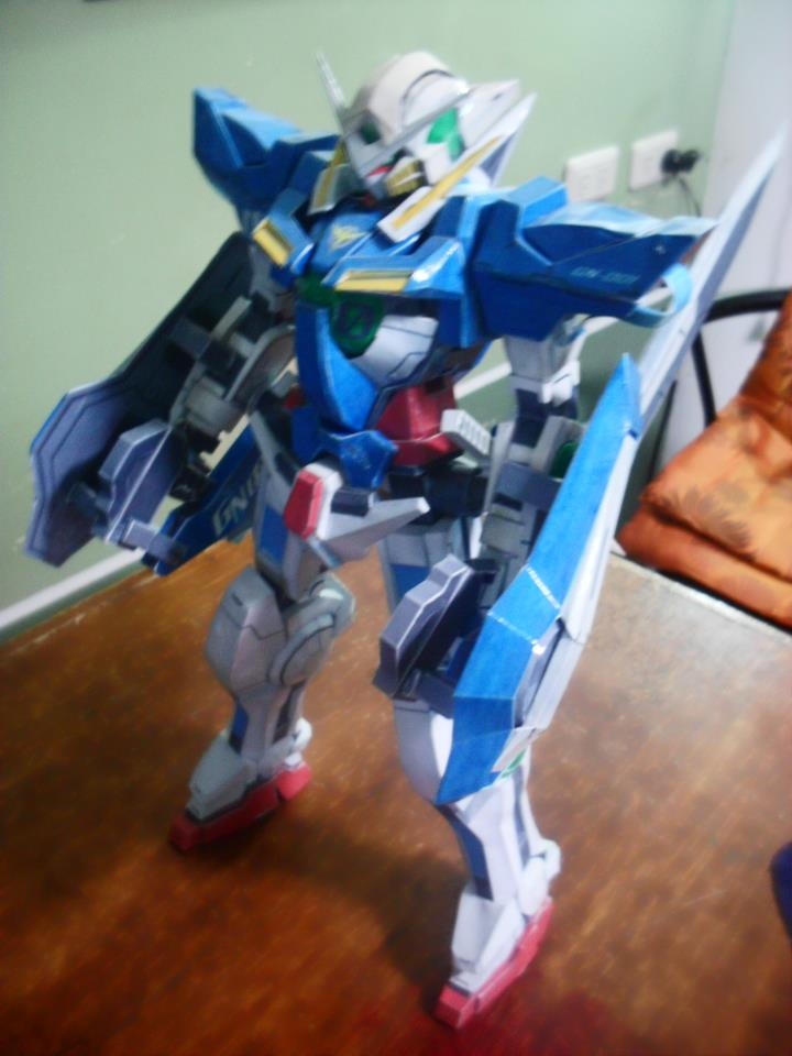 GN-0001 Exia Papercraft by PitchBlack-Ixhieen on DeviantArt