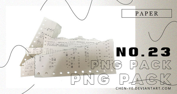 png pack 23 Paper by Chen-Ye
