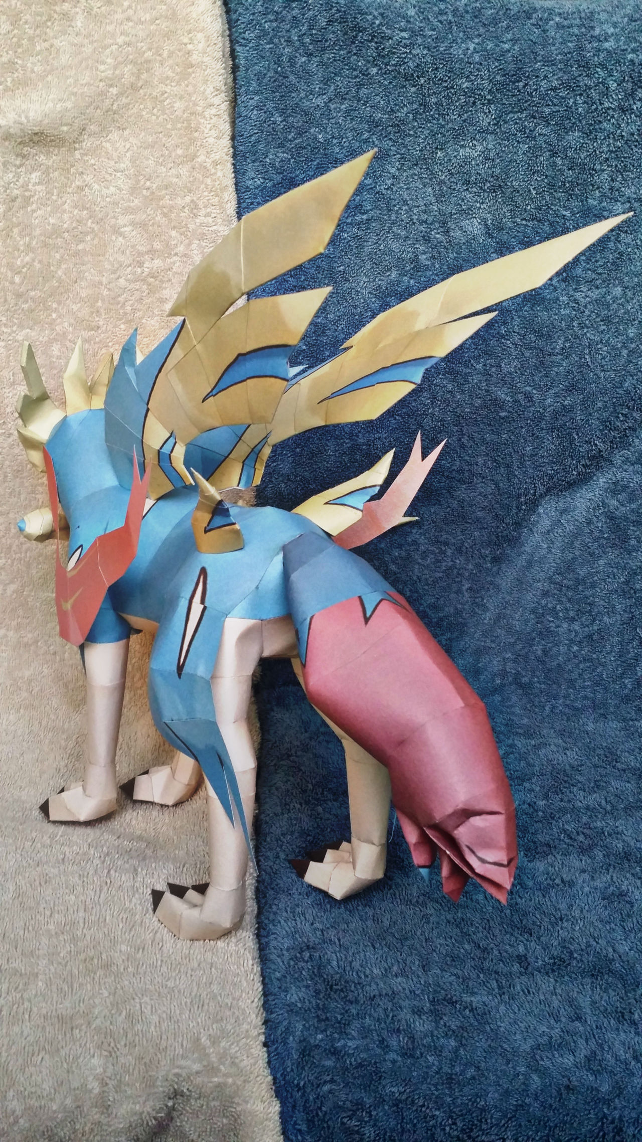 Papercraft Zamination Pokemon Papercraft - Zacian by guillermomate on DeviantArt