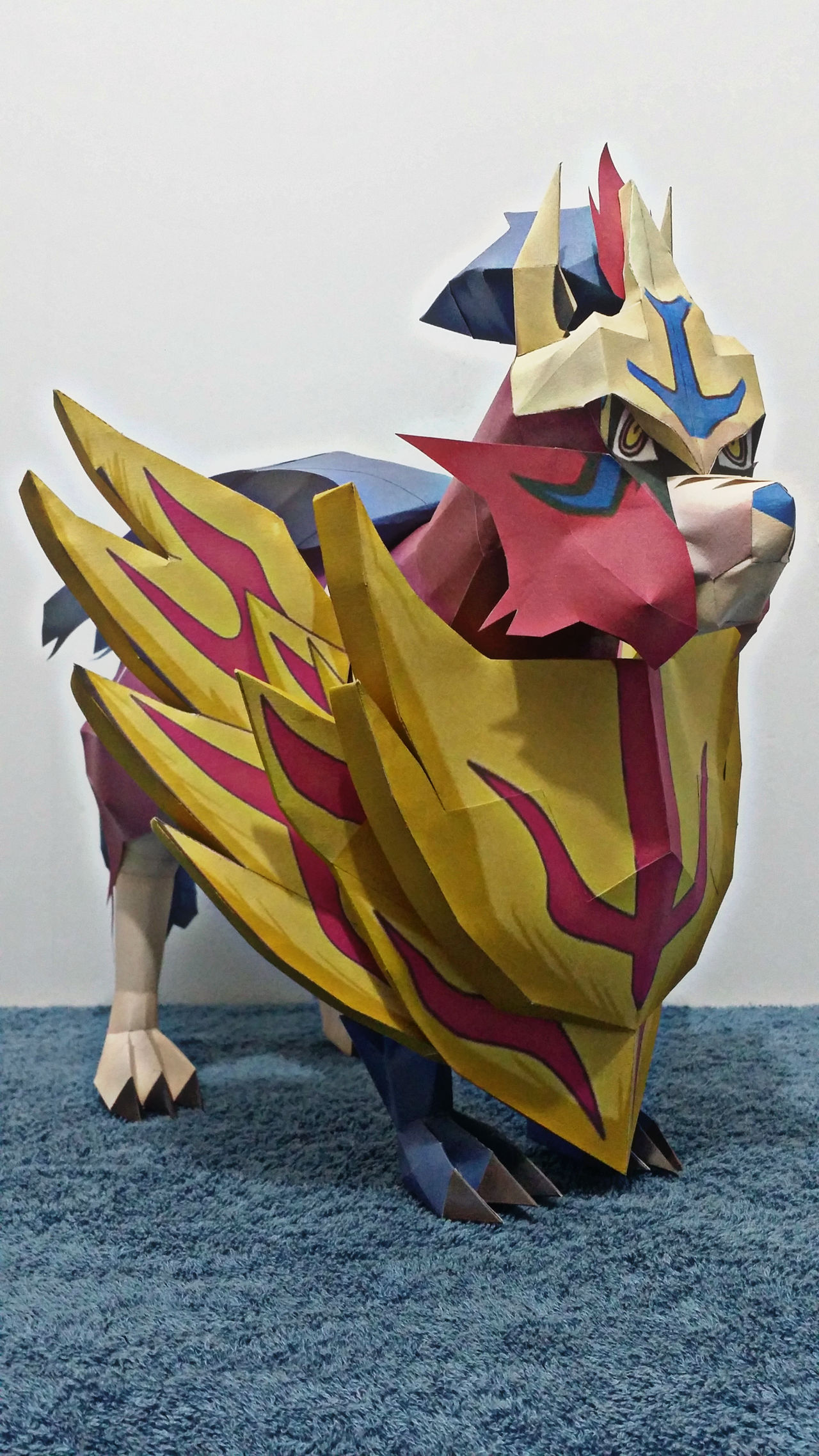 Papercraft Zamination Pokemon Papercraft - Zamazenta by guillermomate on DeviantArt