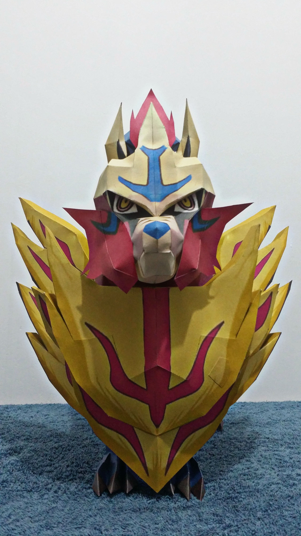 Papercraft Zamination Pokemon Papercraft - Zamazenta by guillermomate on DeviantArt