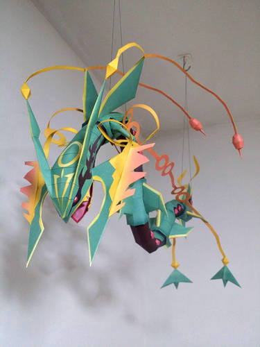 Shiny Rayquaza (commission) by dragonceleshart on DeviantArt