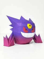 Pokemon Papercraft - Mega Gengar Chibi