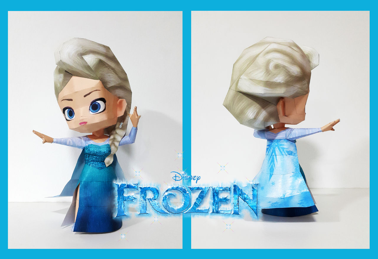 Disney Papercraft - Elsa by guillermomate on DeviantArt