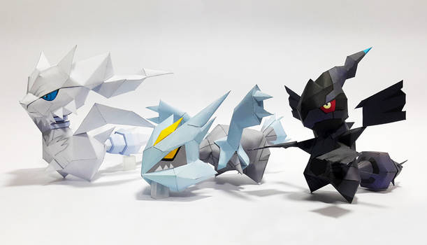 PaperPokés - Pokémon Papercraft: RESHIRAM