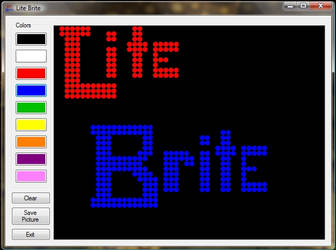 Lite Brite Application