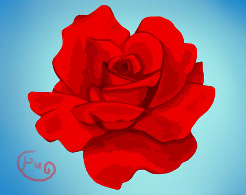 Pretty rose : by Pug