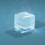 one ice cube