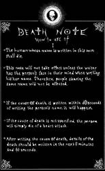 Death Note - How to use it