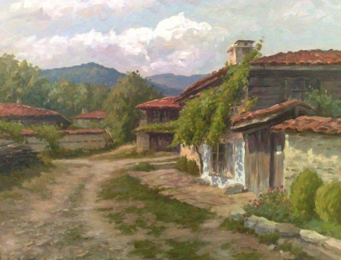 Bulgarian village by AnatolyPanagonovART