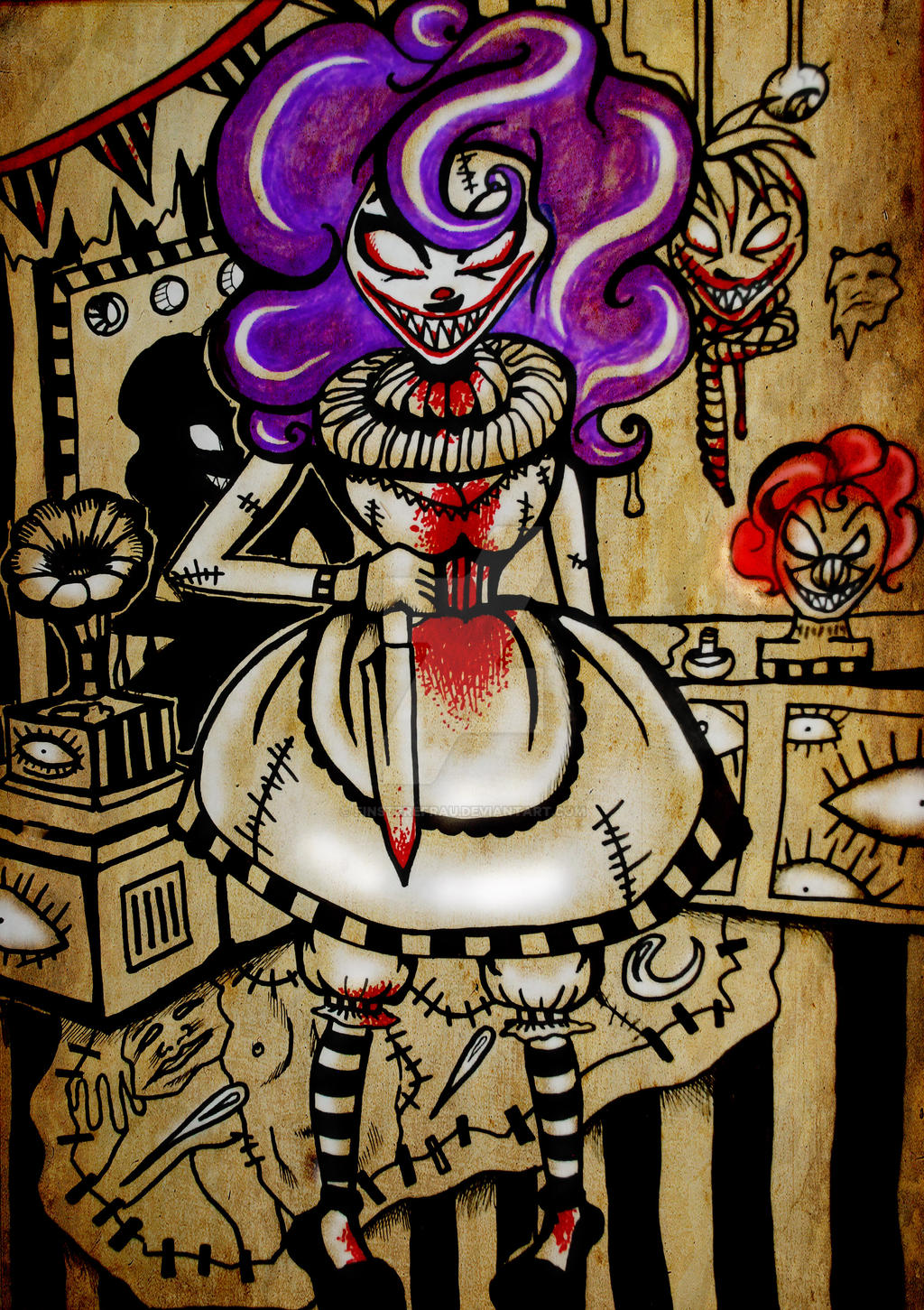 Twisted the Clown Cartoon V.2