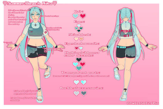 Summer/Beach Miku Ref