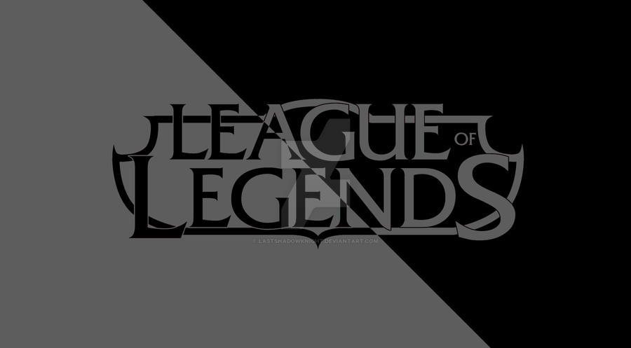 League of Legends minimalist black logo