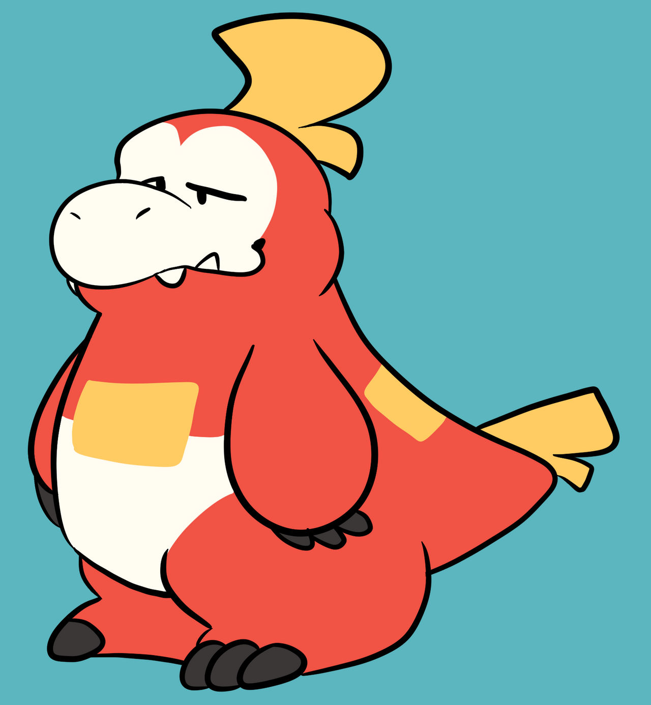 Fuecoco by cadgy on DeviantArt