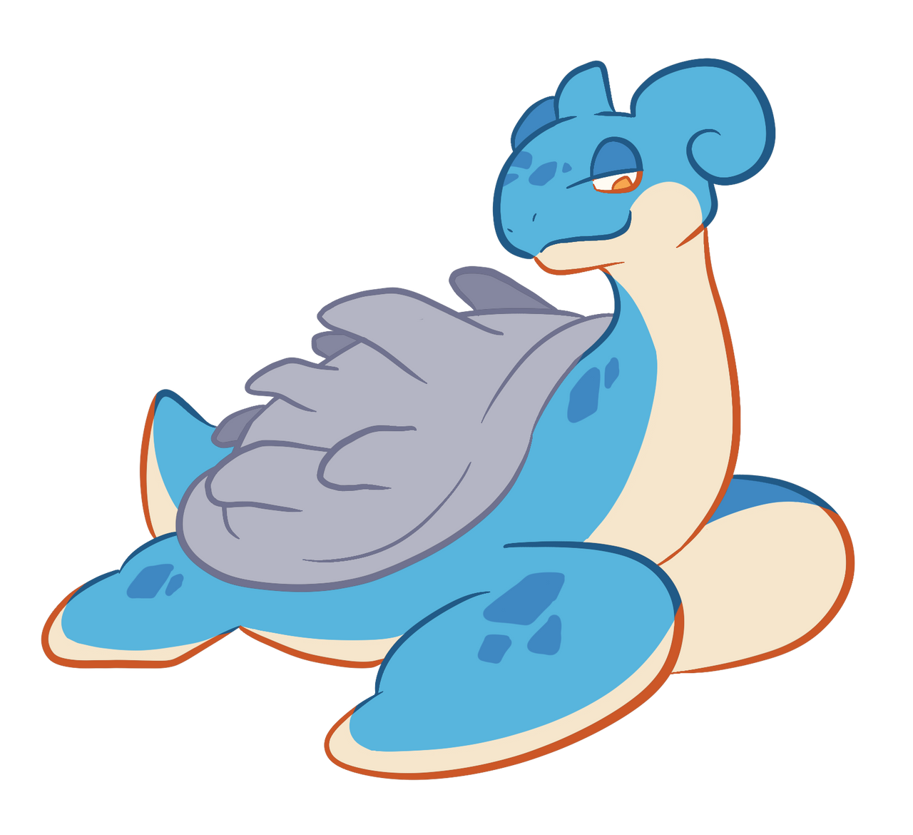 Muppet Lapras lapras doodle by pechabberry on DeviantArt