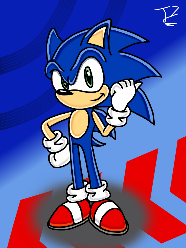 Classic Sonic Fanart by LightFreak86 on DeviantArt