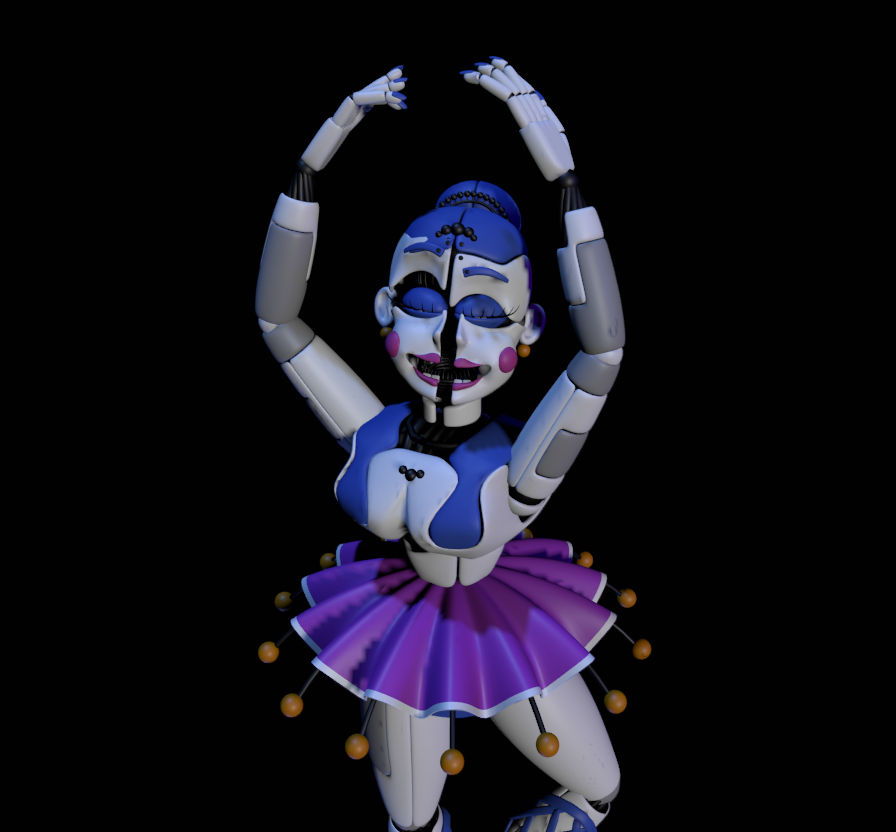 Ballora Render Blender by zahall2047 on DeviantArt