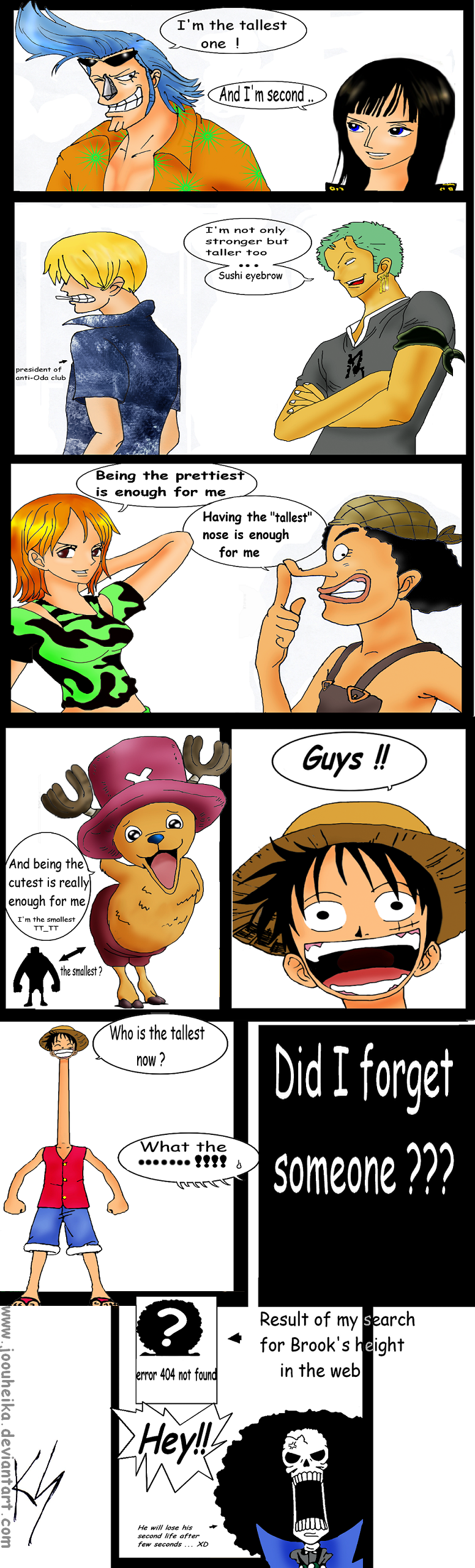 One Piece Comic...The tallest