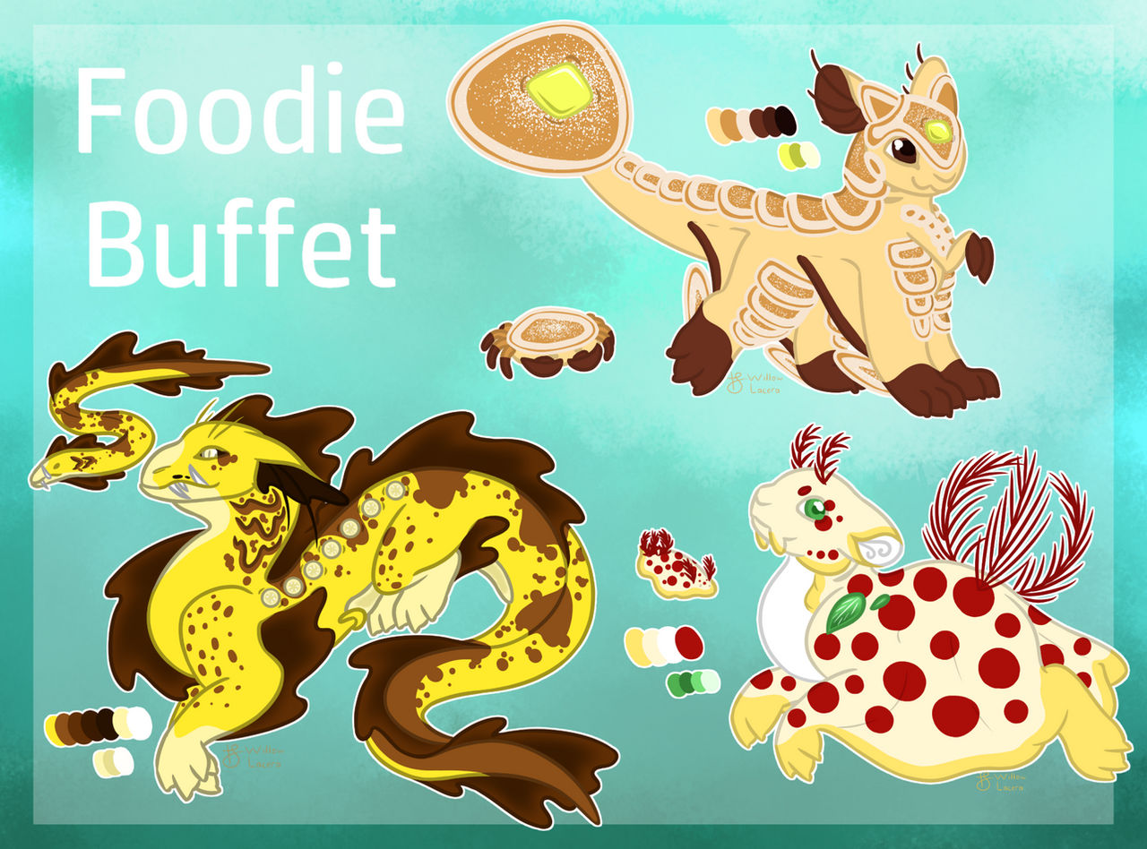 Deviantart Buffet Foodie Buffet (1/3 OPEN) by WillowTheLacera on DeviantArt