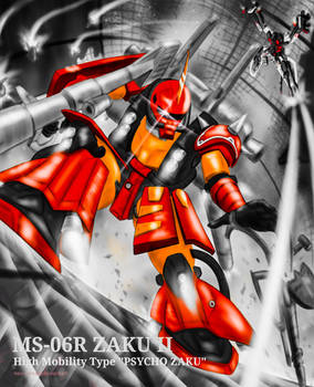 MS-06R ZAKU II - Psycho Zaku